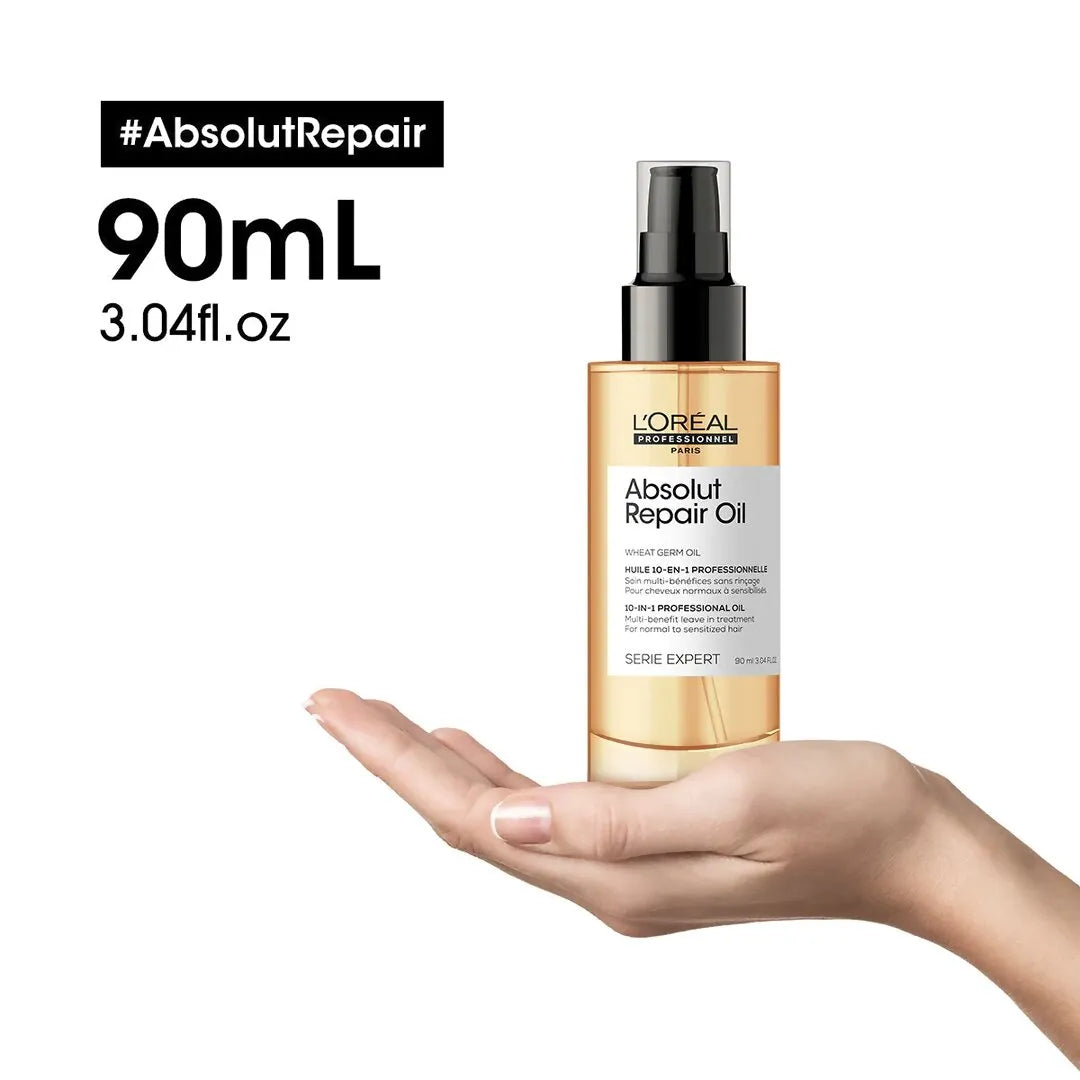 Original Loreal Absolute Repair 10 in 1 Oil 90ml (Mythic Oil Formulation)