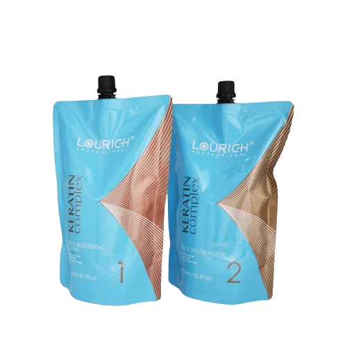 Lourich Professional Keratin Complex Blue Rebonding Kit (Each 1250ml)