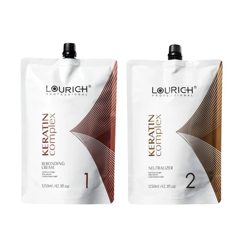 Lourich Professional Keratin Complex White Rebonding Kit (Each 1250m)l