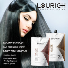 Lourich Professional Keratin Complex White Rebonding Kit (Each 1250m)l