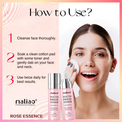 Maliao Youth Freeze Toner with Rose Essence - 100ml