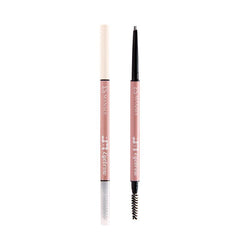 MANSLY 2 In 1 Eyebrow Pencil Natural Waterproof Smooth For Outlining Makeup Tool