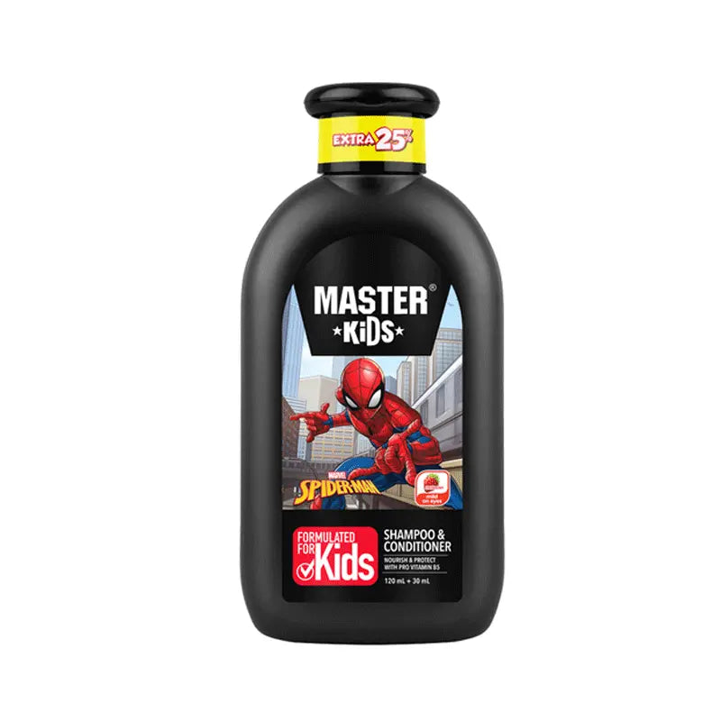 Master Kids Spider Man Shampoo And Conditioner - 150ml