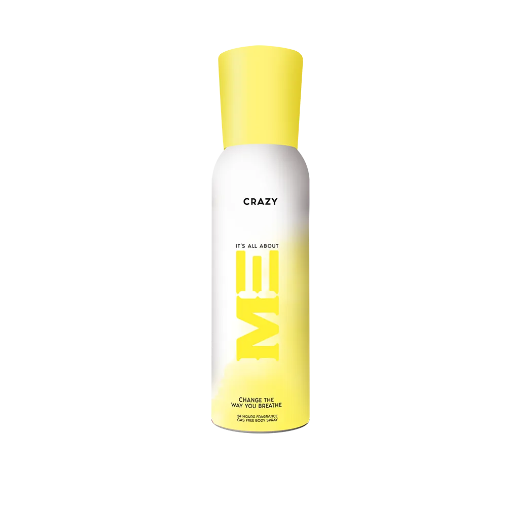 ME Crazy Gas Free Body Spray - 120ml