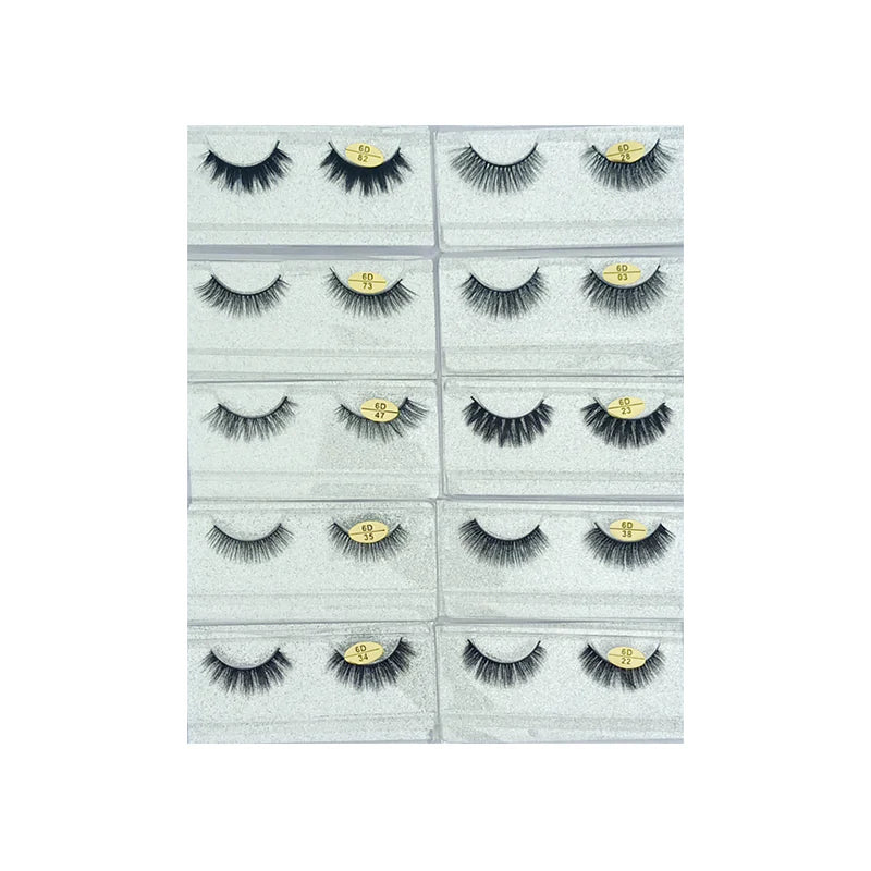 Glamorous Face 6D Mink Hair Eyelashes 10 Pieces GF 8065