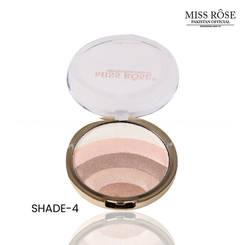 MISS ROSE 5 in 1 Eye Shadow & Highlighter Palette