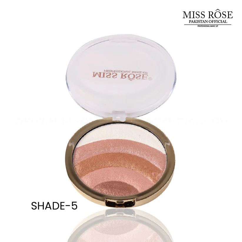 MISS ROSE 5 in 1 Eye Shadow & Highlighter Palette