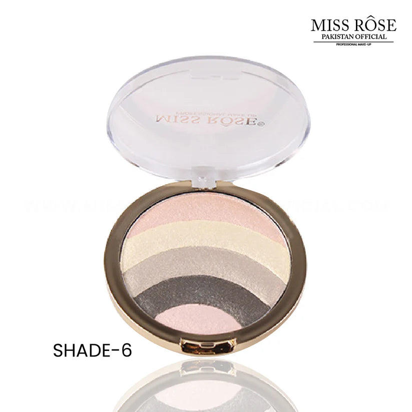 MISS ROSE 5 in 1 Eye Shadow & Highlighter Palette