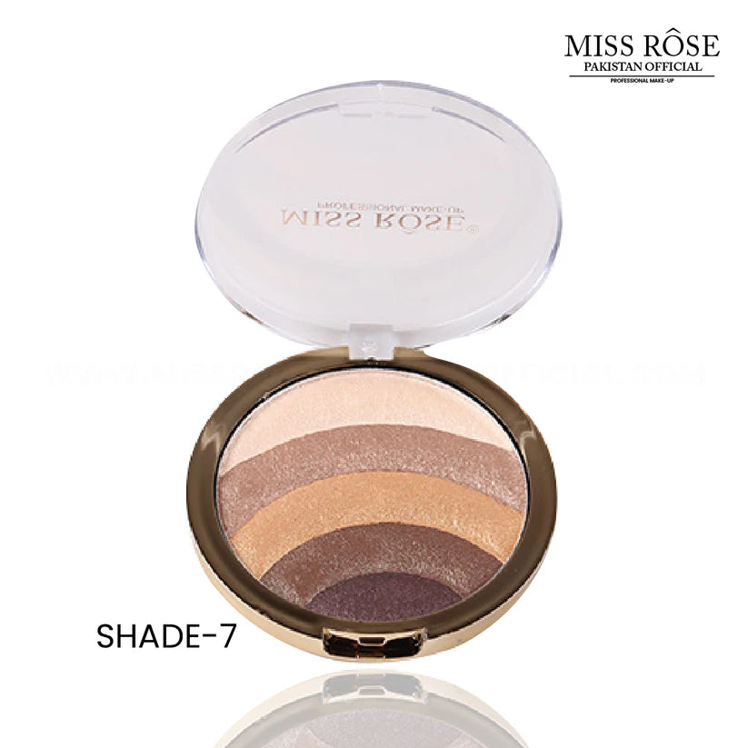 MISS ROSE 5 in 1 Eye Shadow & Highlighter Palette