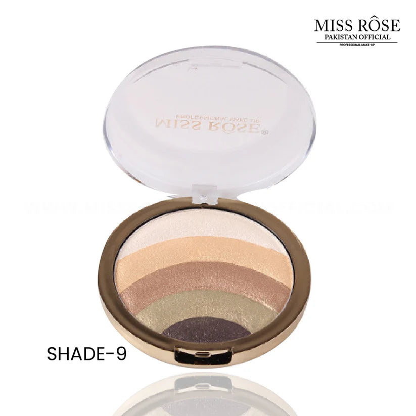 MISS ROSE 5 in 1 Eye Shadow & Highlighter Palette