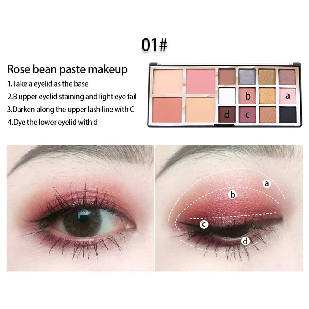 MISS ROSE Eyeshadow and Blush Palette