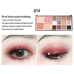 MISS ROSE Eyeshadow and Blush Palette