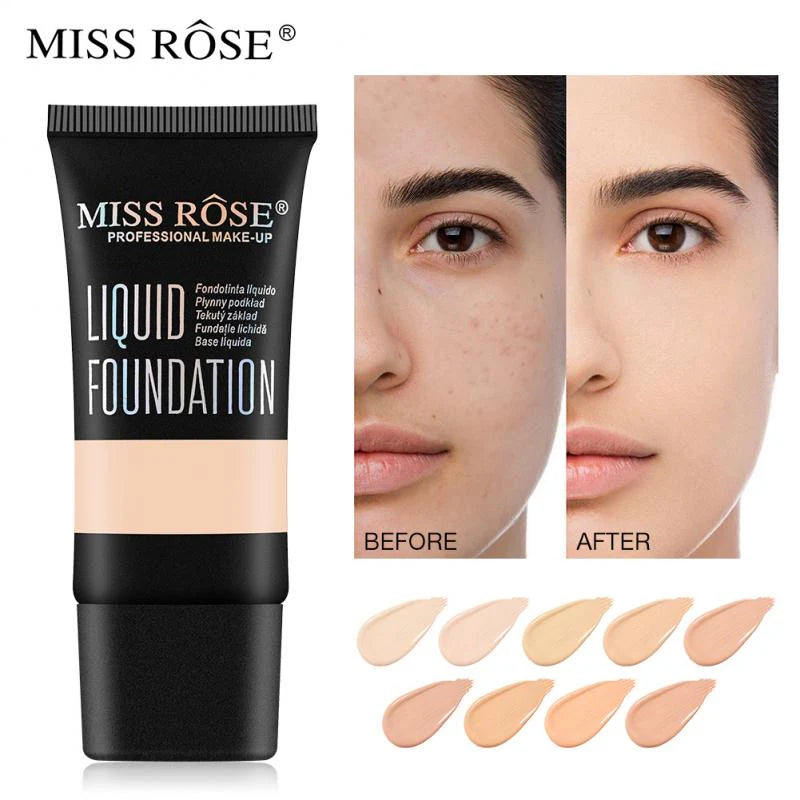 MISS ROSE Liquid Foundation Oil Free Lightweight - 35g