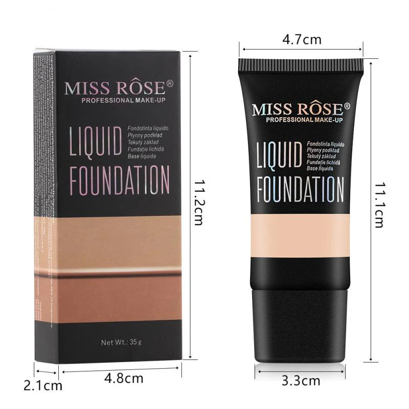 MISS ROSE Liquid Foundation Oil Free Lightweight - 35g