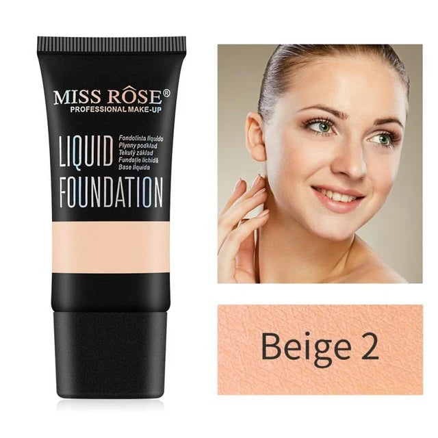 MISS ROSE Liquid Foundation Oil Free Lightweight - 35g