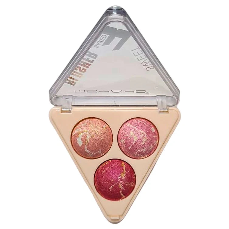 MSYAHO 3 IN 1 Terracotta Baked Blush & Highlighter
