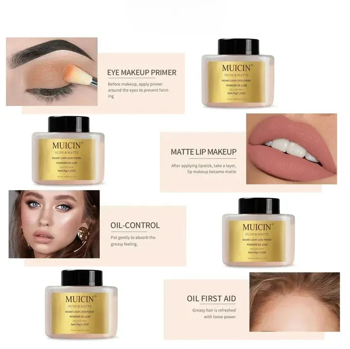 MUICIN - Nude Matte Radiant Loose Powder - 35g