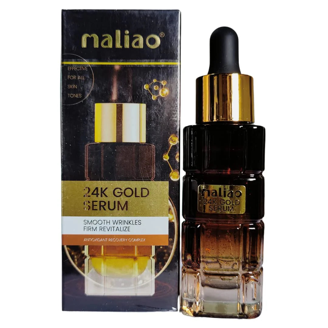 Maliao 24K Gold Serum for Smoothing Wrinkles & Revitalizing Skin - 30ml