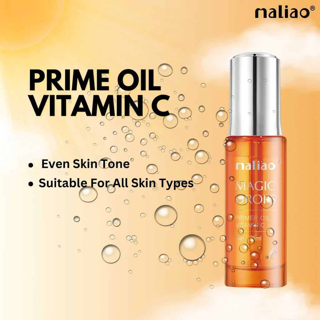 Maliao Luminous Magic Drops Primer Oil VITAMIN C 30ml