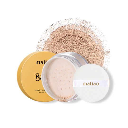 Maliao Luxury HD Banana Compact Powder - Perfecting Radiance for Flawless Skin