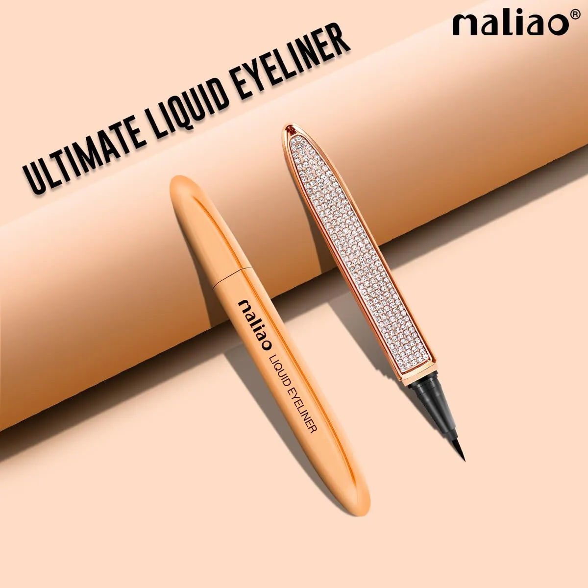 Maliao Ultimate Liquid Eyeliner - 24Hrs Long-Lasting, Waterproof, No Flaking, No Smudging
