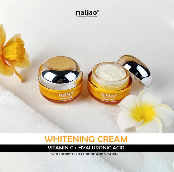 Maliao Whitening Cream with Vitamin C, Berry Glutathione & Hyaluronic Acid