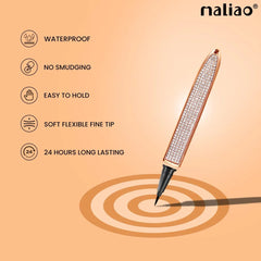 Maliao Ultimate Liquid Eyeliner - 24Hrs Long-Lasting, Waterproof, No Flaking, No Smudging