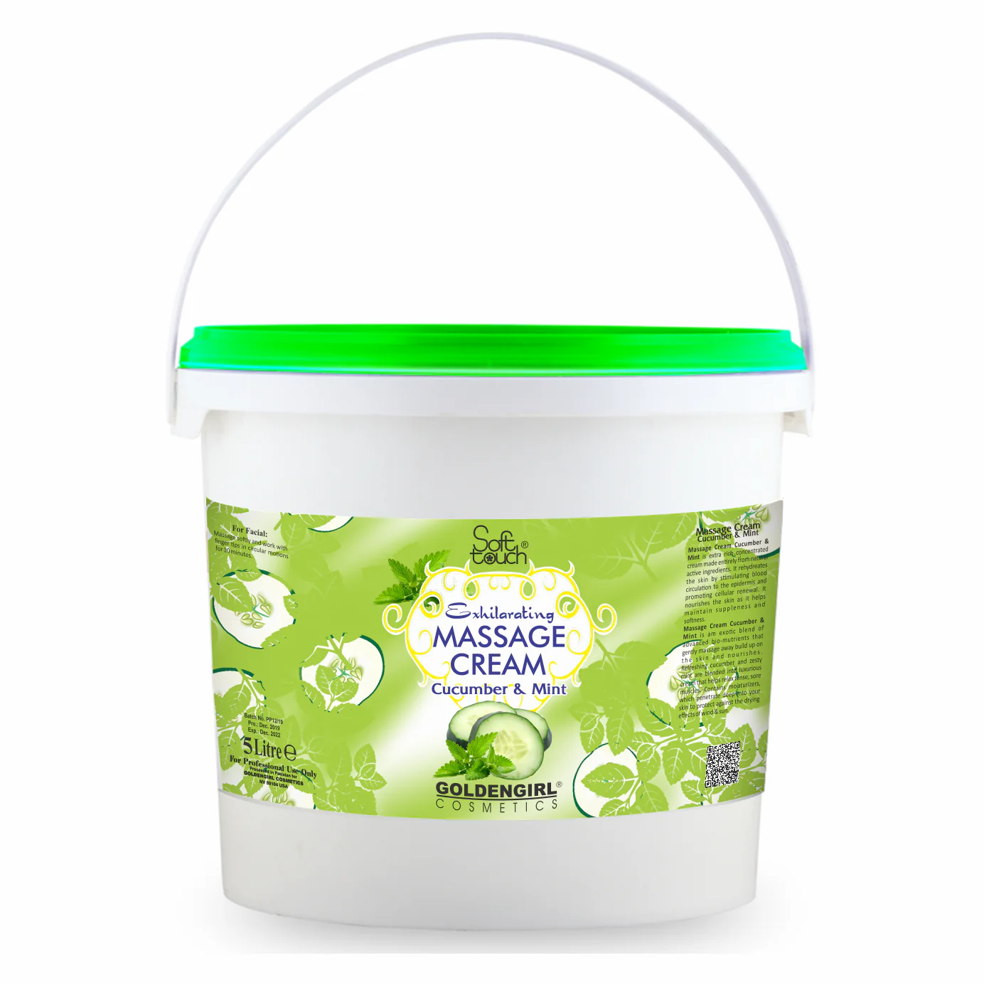 Soft Touch Massage Cream Cucumber & Mint