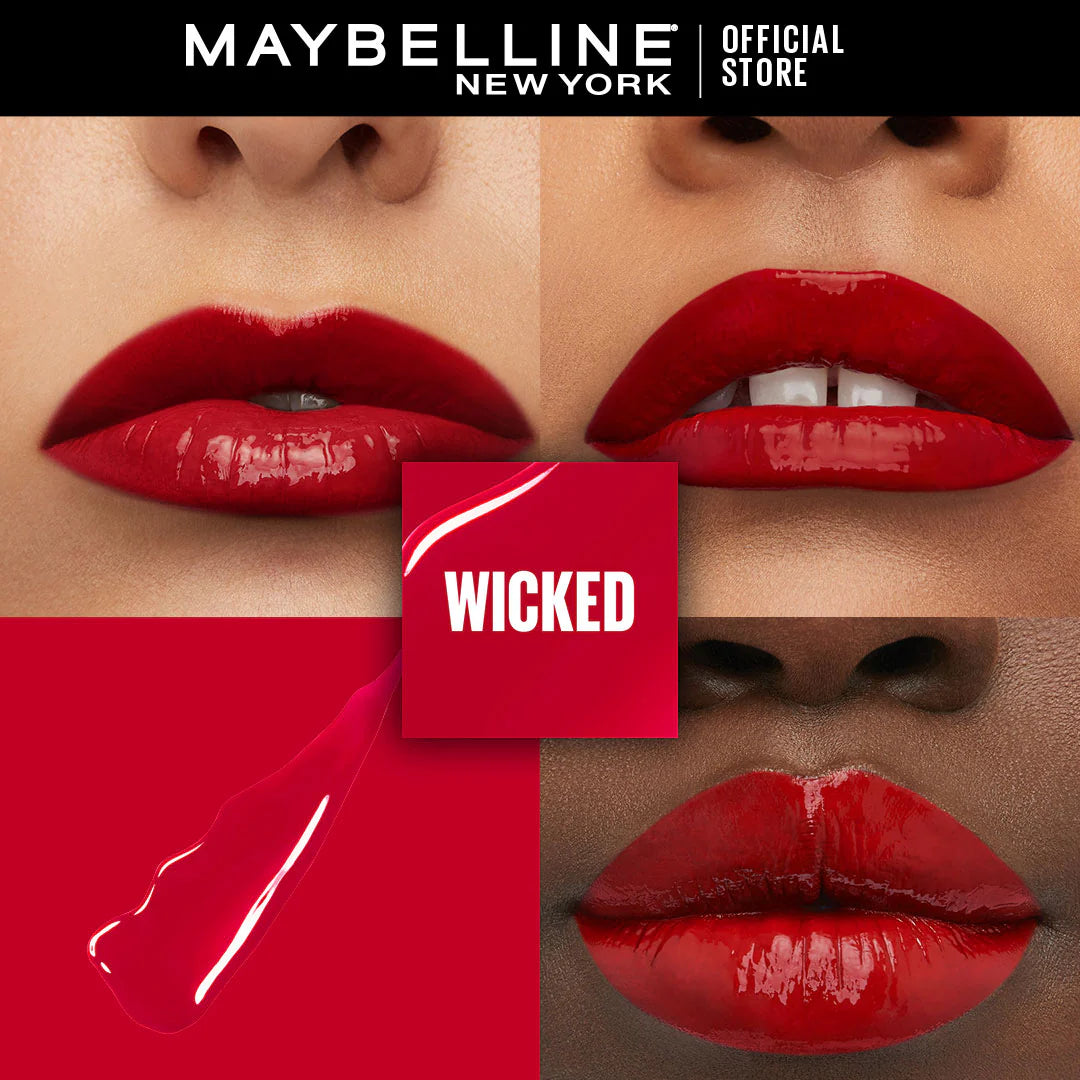Original Maybelline Superstay Vinyl Ink Liquid Lipstick - Wicked 50