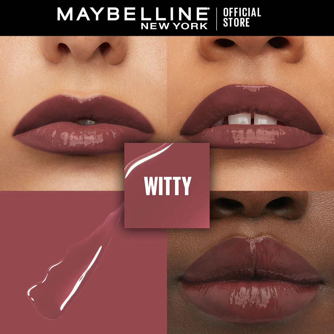 Original Maybelline Superstay Vinyl Ink Liquid Lipstick - Witty 40