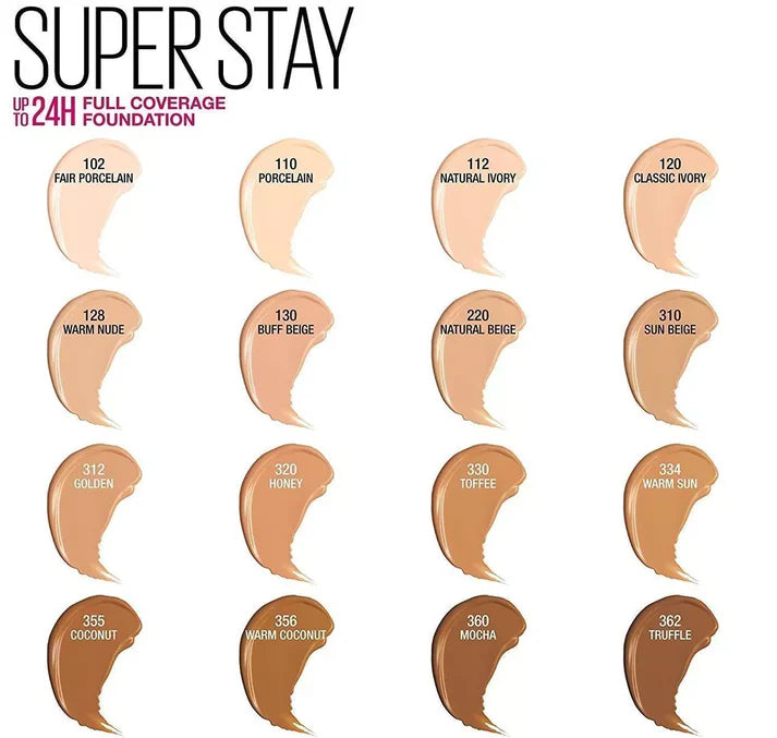 Maybelline Superstay 24Hr Full Coverage Foundation