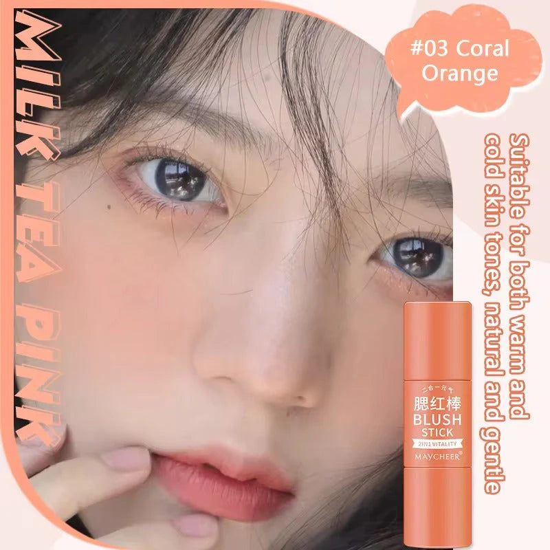 Maycheer 2in1 Blush Stick With Brush each