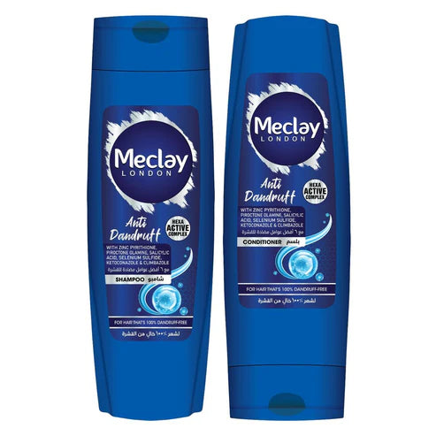 Meclay London Anti Dandruff Shampoo - 185ml + Conditioner - 180ml Pair Box