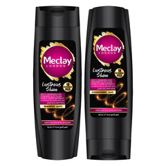 Meclay London Lustrous Shine Shampoo - 185ml + Conditioner - 180ml Pair Box
