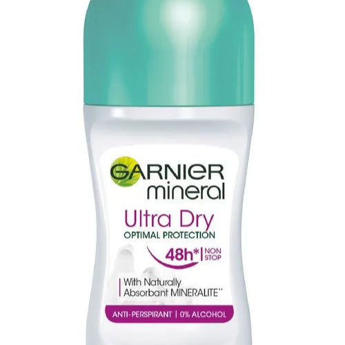 Garnier Mineral Ladies Roll On Ultra Dry - 50ml