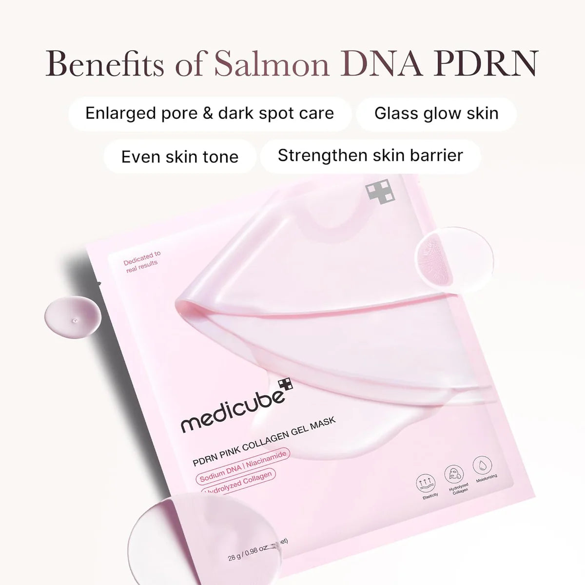 Medicube PDRN Pink Collagen Gel Mask - 28g