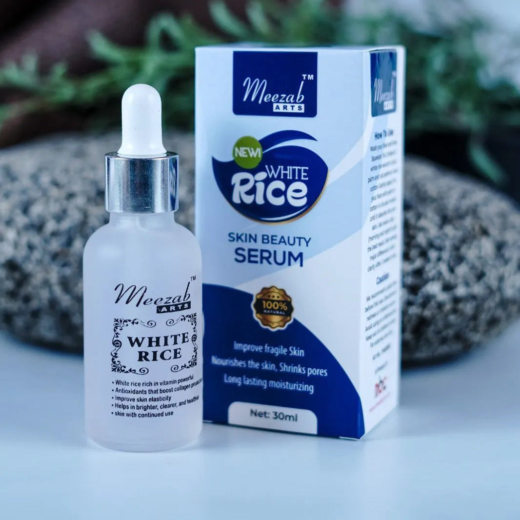 Meezab Arts White Rice Anti Aging Face Serum 30ml