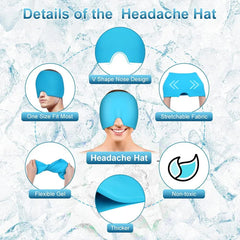 Headache and migraine Relief Cap Hot & Cold Therapy Cap
