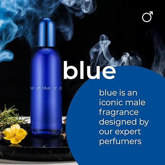 Milton Lloyd Colour Me Perfume Homme Blue For Men EDP - 90ml