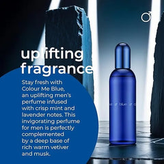 Milton Lloyd Colour Me Perfume Homme Blue For Men EDP - 90ml