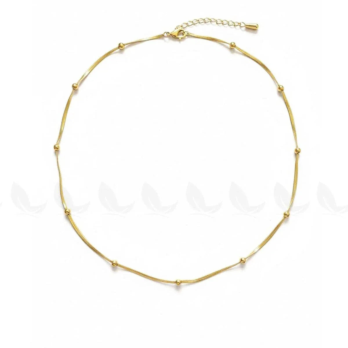 Stainless steel satellite chain necklace