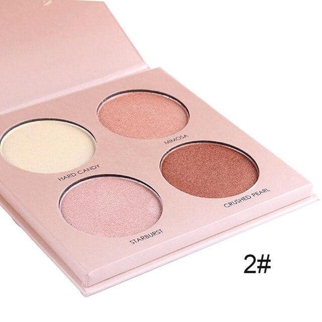 MISS ROSE Highlighter Palette - 4 Color