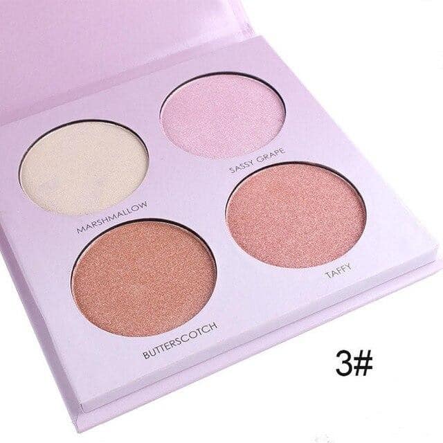MISS ROSE Highlighter Palette - 4 Color