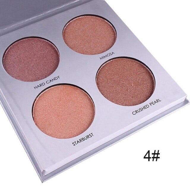 MISS ROSE Highlighter Palette - 4 Color