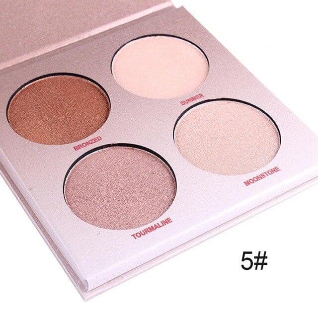 MISS ROSE Highlighter Palette - 4 Color