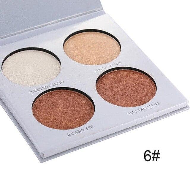 MISS ROSE Highlighter Palette - 4 Color
