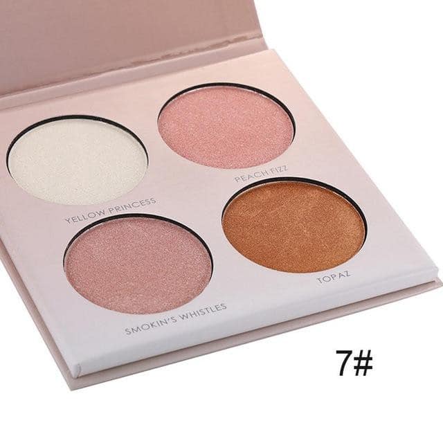 MISS ROSE Highlighter Palette - 4 Color