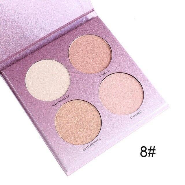 MISS ROSE Highlighter Palette - 4 Color
