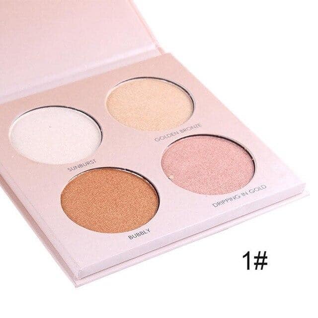 MISS ROSE Highlighter Palette - 4 Color