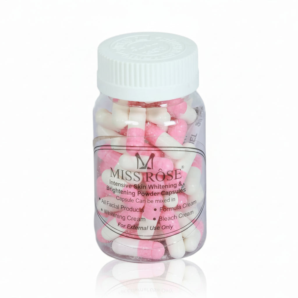 Miss Rose Intensive Skin Whitening & Brightening Capsules – 60pcs-  Each Jar